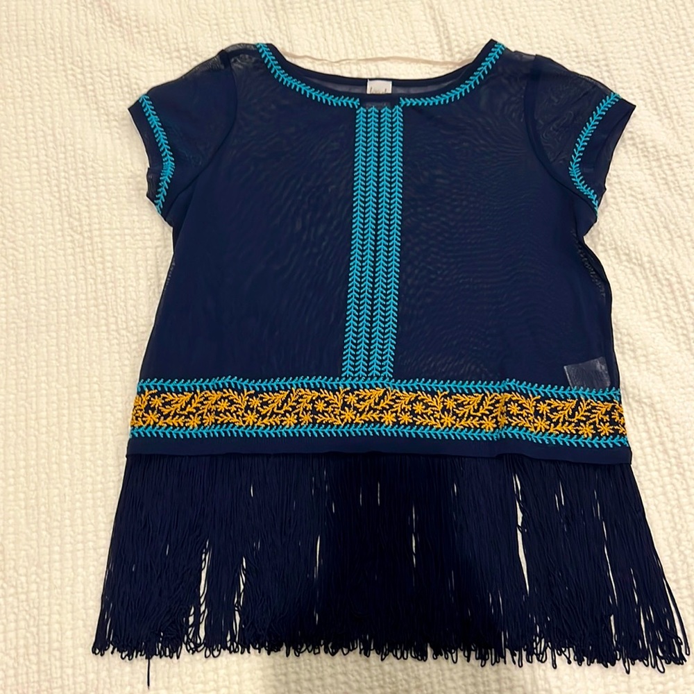 I.N.C. Dark blue swim coverup